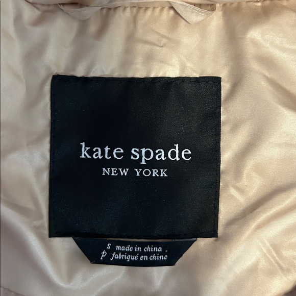 Kate Spade Bew York Spring Quilted Lin belted Vest S - Picture 8 of 9